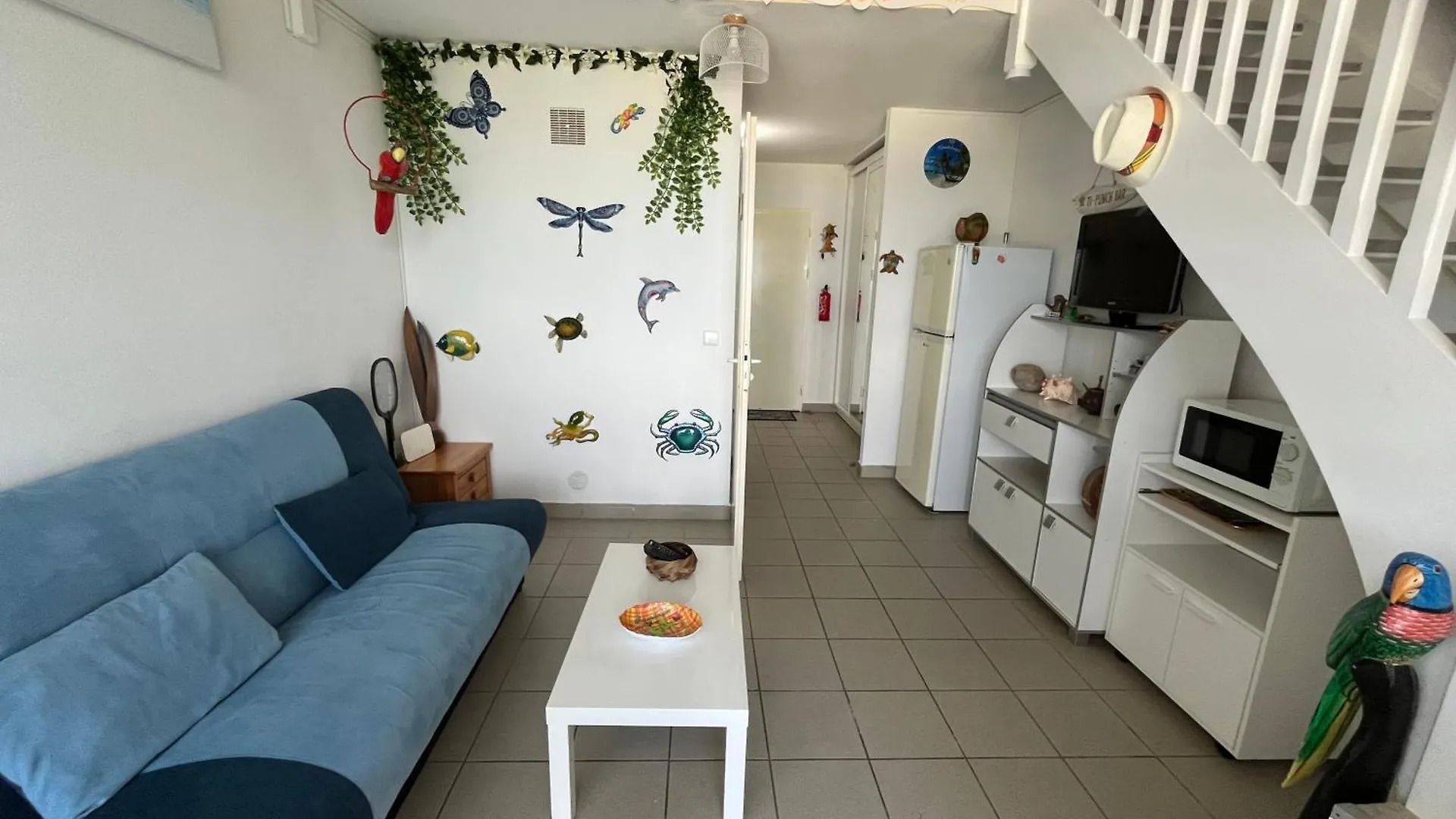 Appartement Duplex Vue Sur Mer, Plage A 100M Le Moule